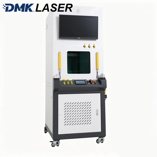 휴대용 새로운 모델 20W-100W 광섬유 캐비닛 형 레이저 마킹 기계 금속 용 Raycus 레이저 소스와 함께 디자인