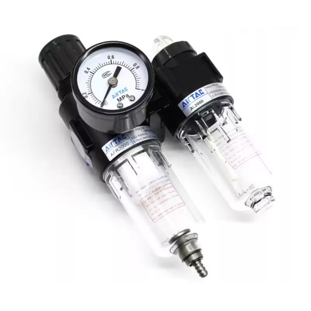 AirTAC 공압 AFC1500 AFC2000 공기 소스 프로세서 압력 조절기 필터 오일-물 분리 필터 압력 조절