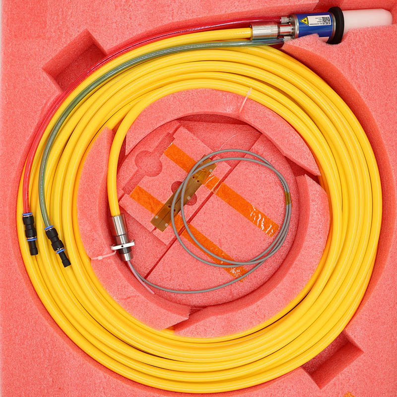 IPG 원래 QBH 광섬유 케이블 50/125UM, IPG 2000w 3000w 레이저 소스를 위한 100/250UM